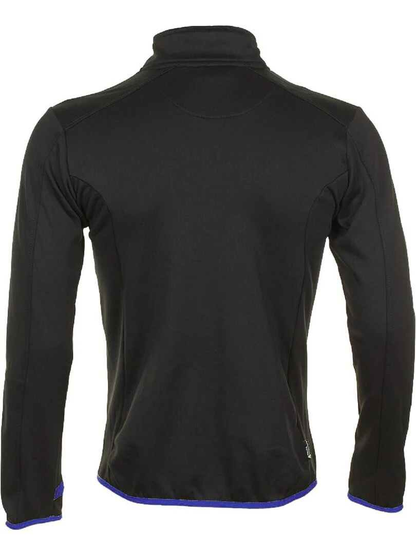 Blouson polar shell homme CLIMATE PEAK MOUNTAIN Noir Bleu