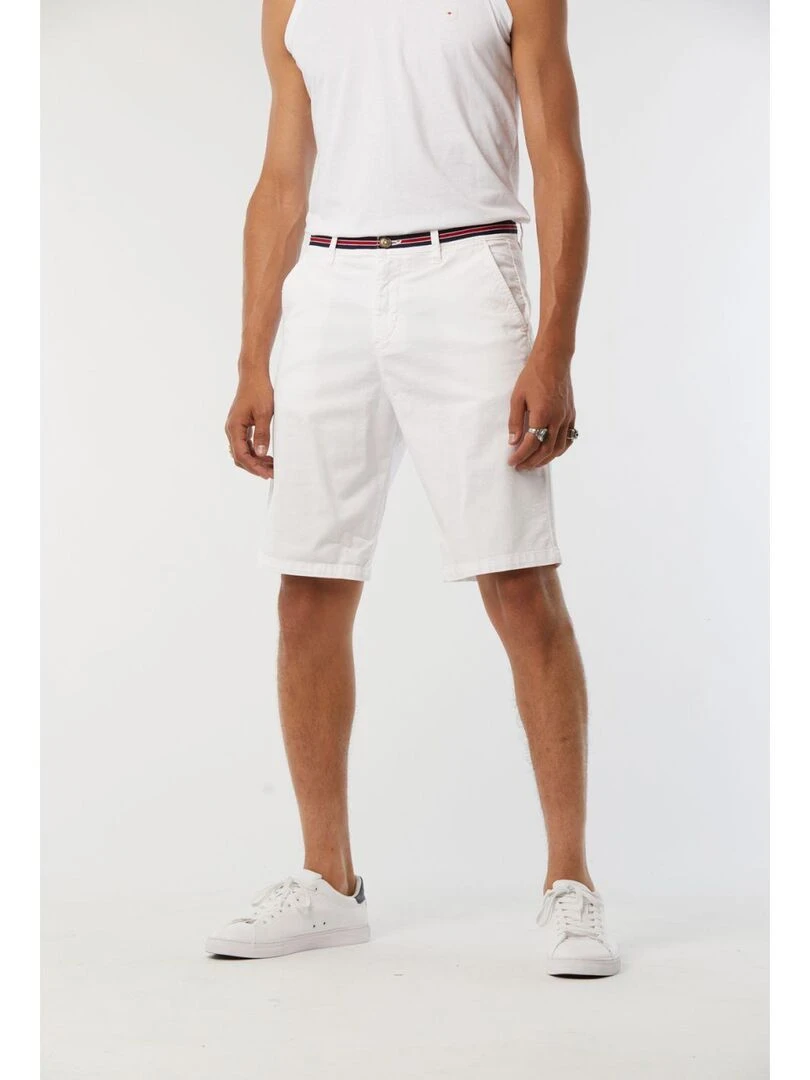 Lee Cooper Short coton straight NEO Blanc