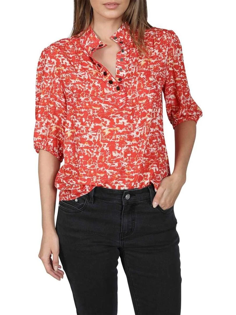 CHATTAWAK Blouse fluide Rouge