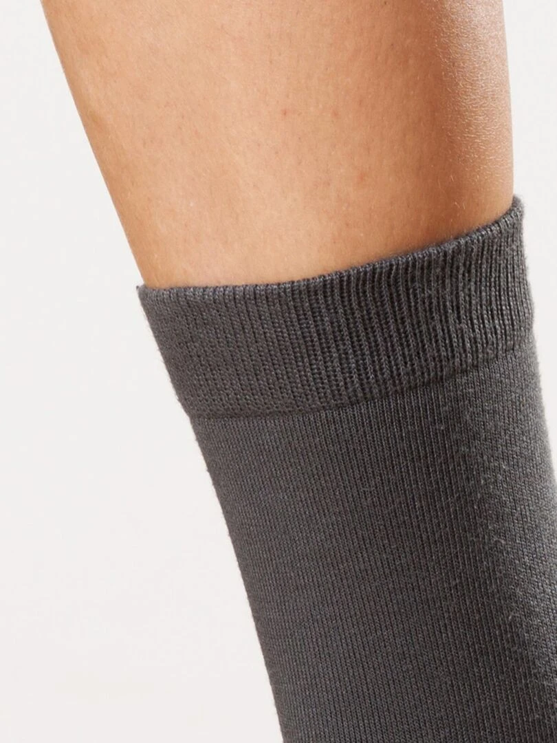 Chaussettes polaire Thermolactyl.   Damart   gris anthracite