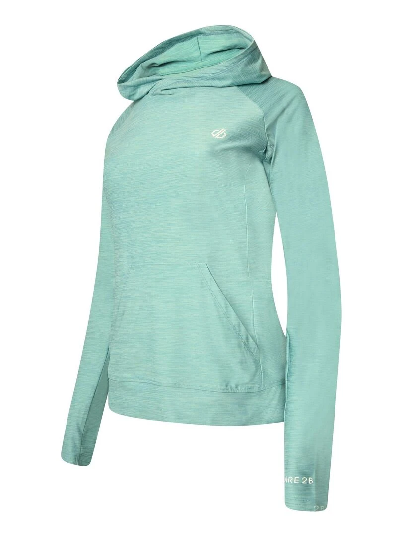 Dare 2B   Sweat à capuche SPRINT CITY   Bleu turquoise