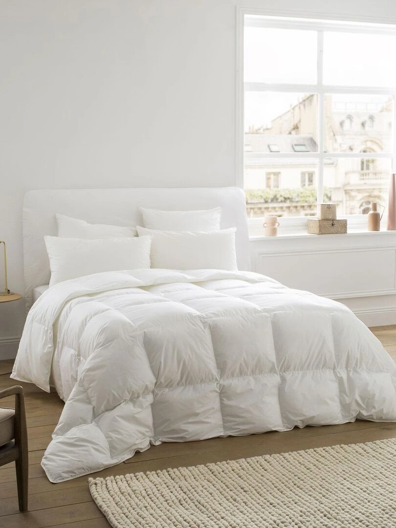 Couette en 100% percale de coton   Blanc