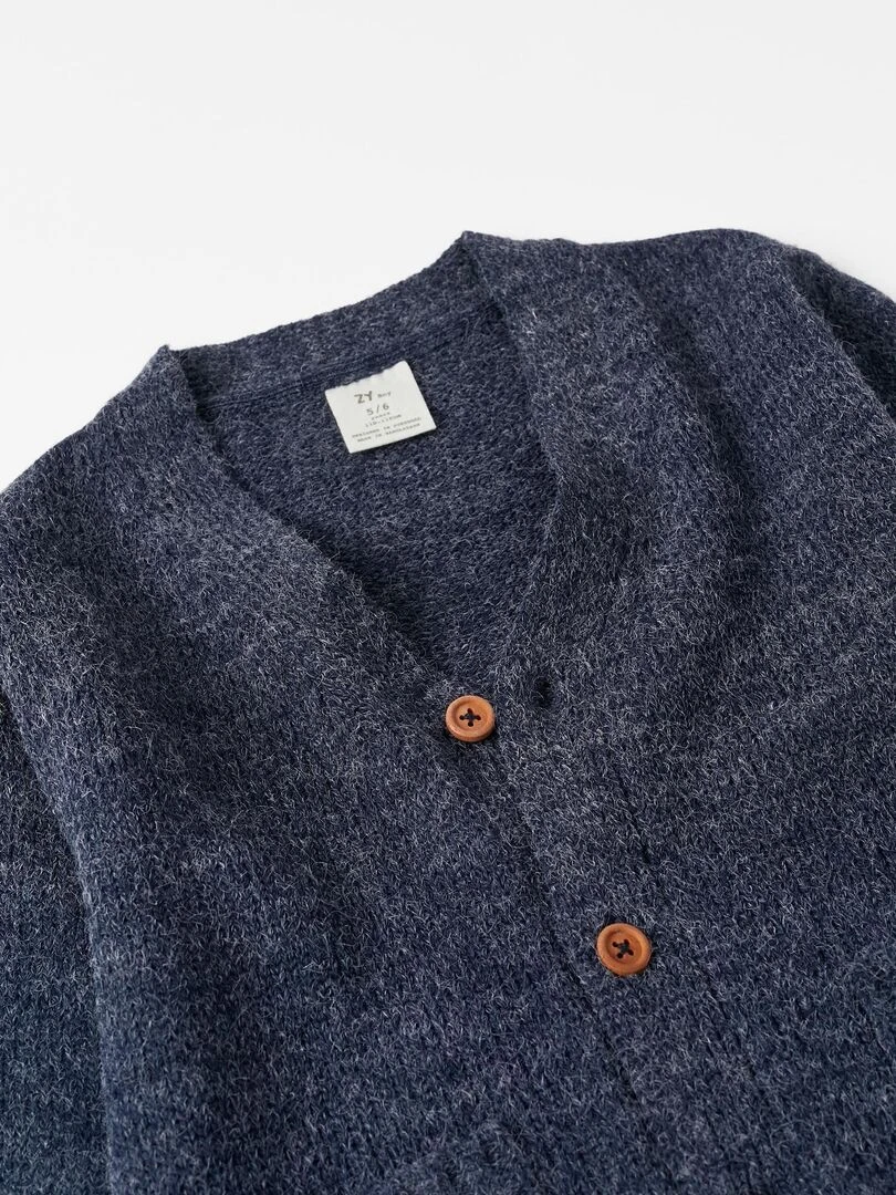 Gilet en Maille pour Garçon   ACE CLUBS   Bleu foncé