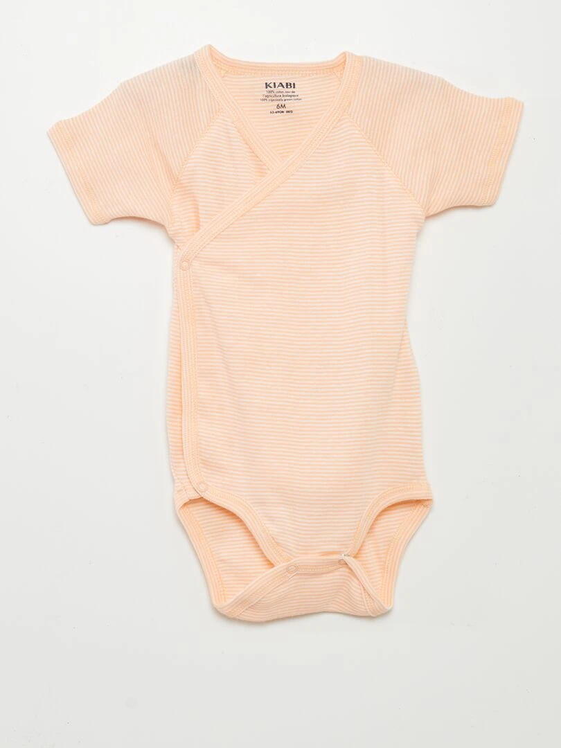 Lot de 3 bodies fantaisie Orange