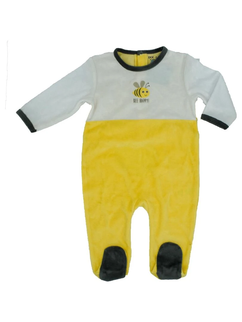 Pyjama Velours 'demain''doo&bo' Gris