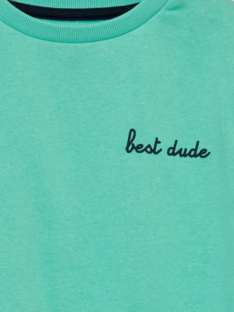 Boxer de bain 'Stitch'   Vert