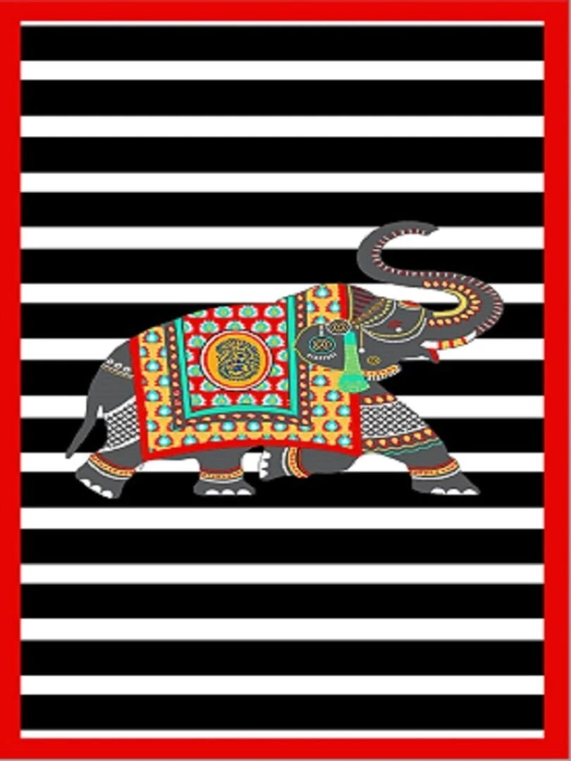 Tapis Gan Rouge Rouge