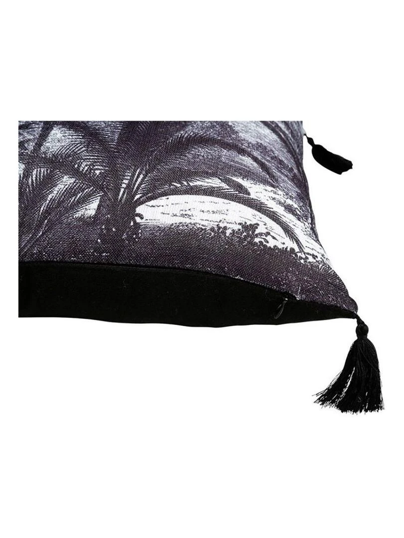 Housse de coussin 40x40 cm Ombrages Noir