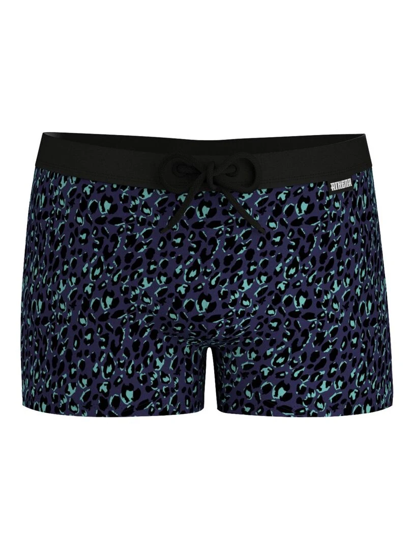 Boxer de bain homme Jungle Bleu