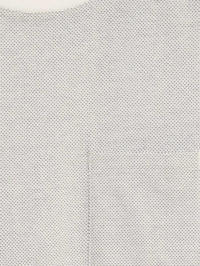 T shirt moucheté à poche poitrine   blanc