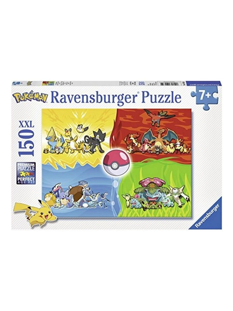 Puzzle Xxl 150p Les Differents Types De Pokemon N/A