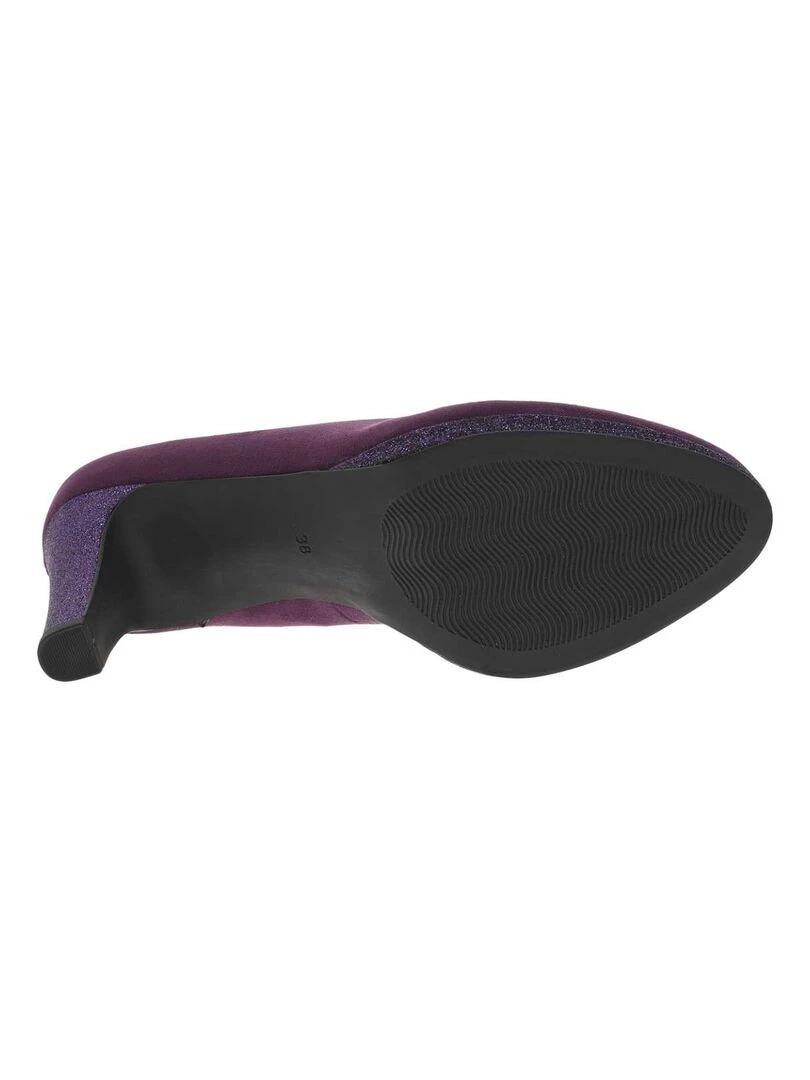 MARCO TOZZI   Escarpins talon décroché haut   Violet