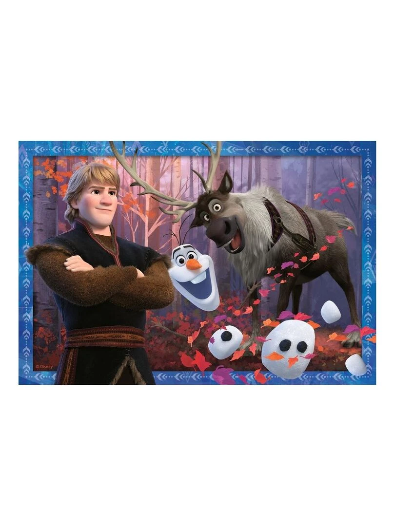 Puzzles 2x24 p Vers des contrées glacées / Disney La Reine des Neiges 2 N/A