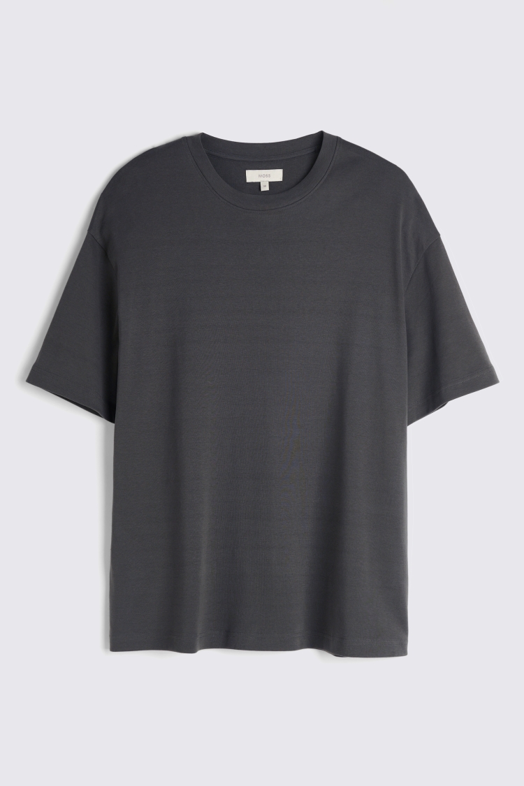 Ink Melange Crew Neck T-Shirt   Buy Online at Moss