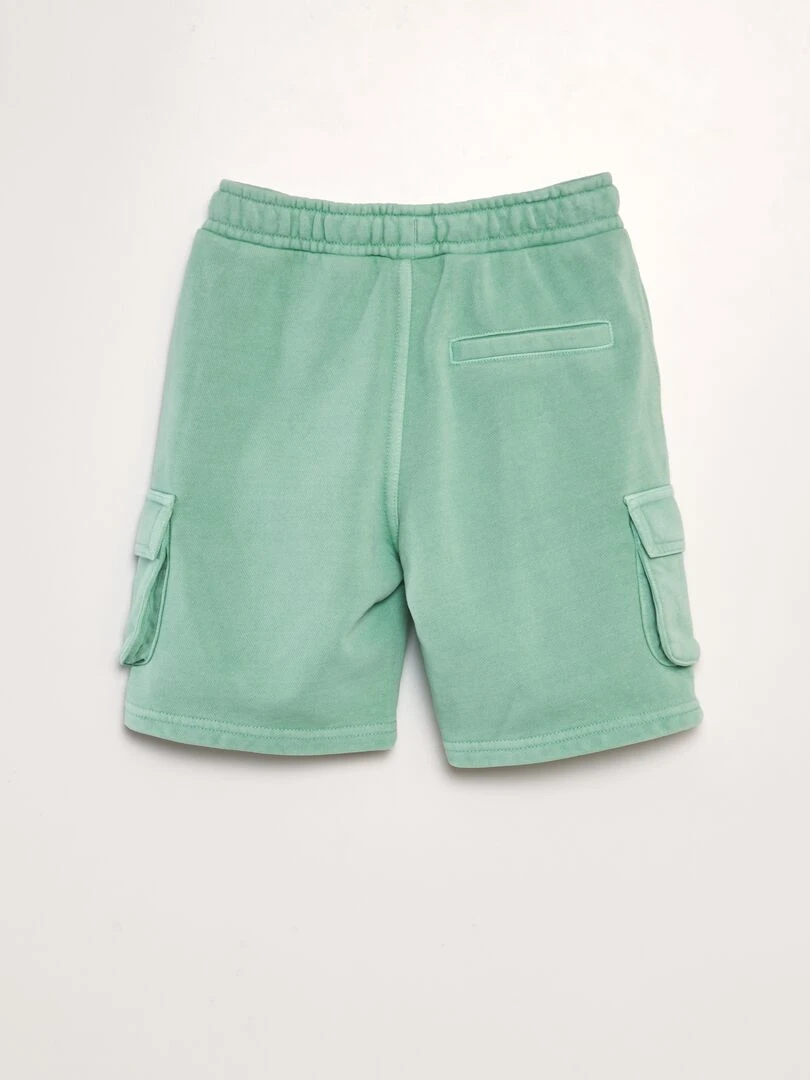 Bermuda avec poches sur les côtés Vert