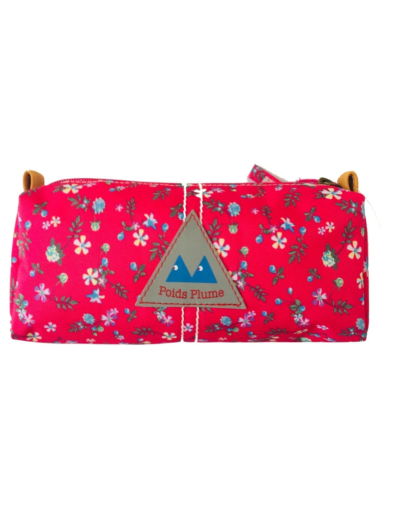 Trousse 2 Compartiments Poids Plume Liberty Strawberry Rose framboise