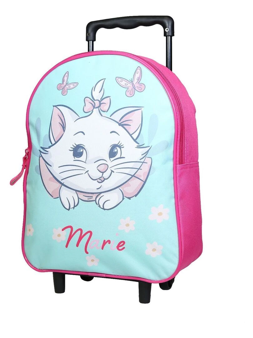 BAGTROTTER Sac à dos à roulettes 31 cm Disney Marie Les Aristochats Vert Vert