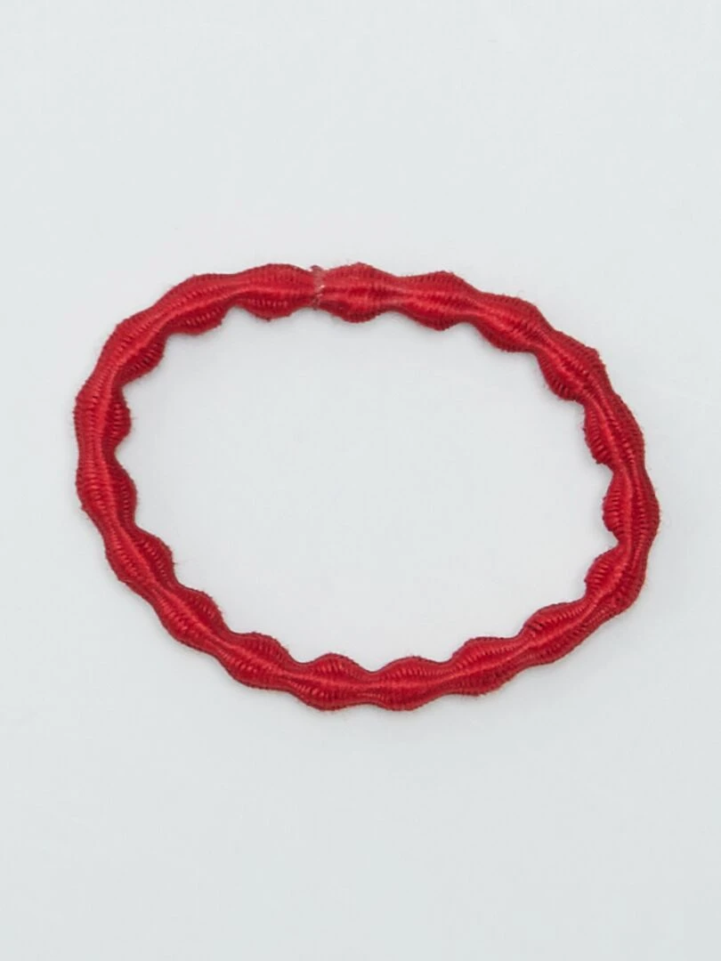 Lot de 5 élastiques   Rouge/vert