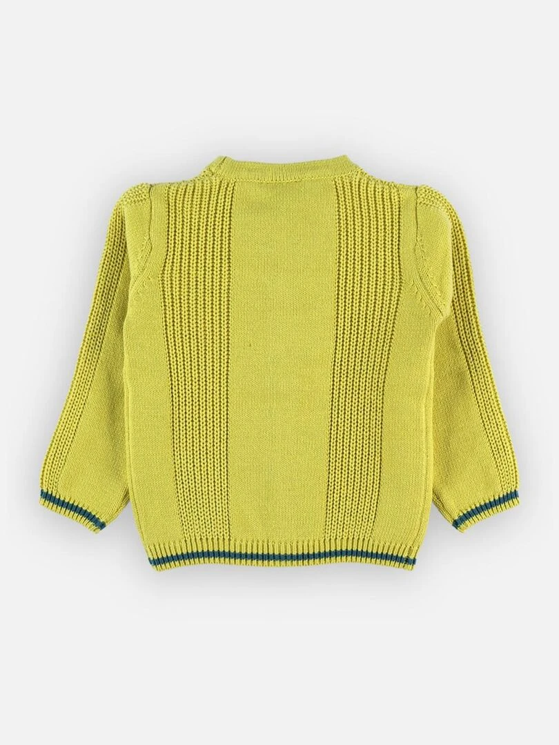Cardigan en tricot BIO  acidulé   Noukie's   Jaune