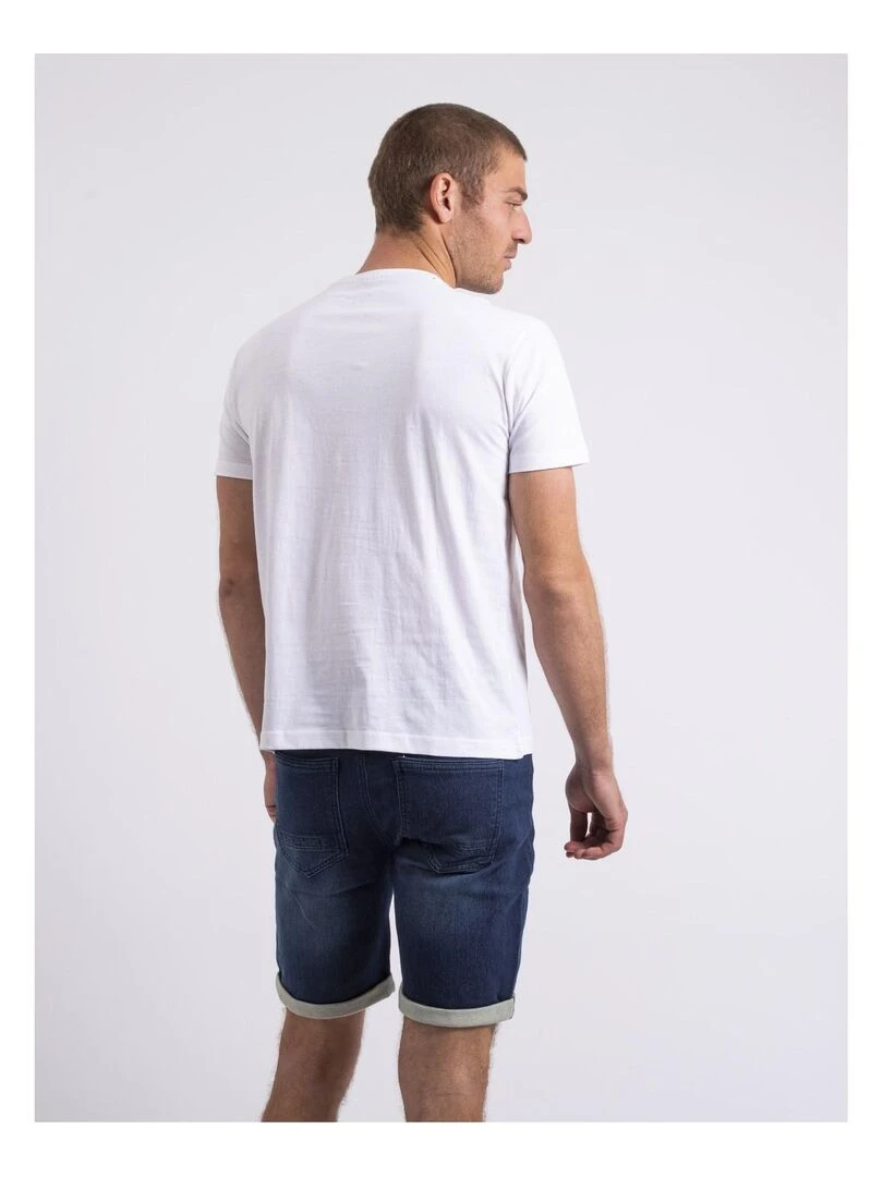 T shirt col rond NOUMARS Blanc