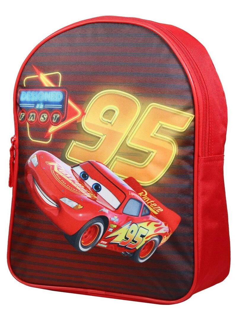 BAGTROTTER Sac à dos gouter maternelle 31 cm Disney Cars Rouge Rouge