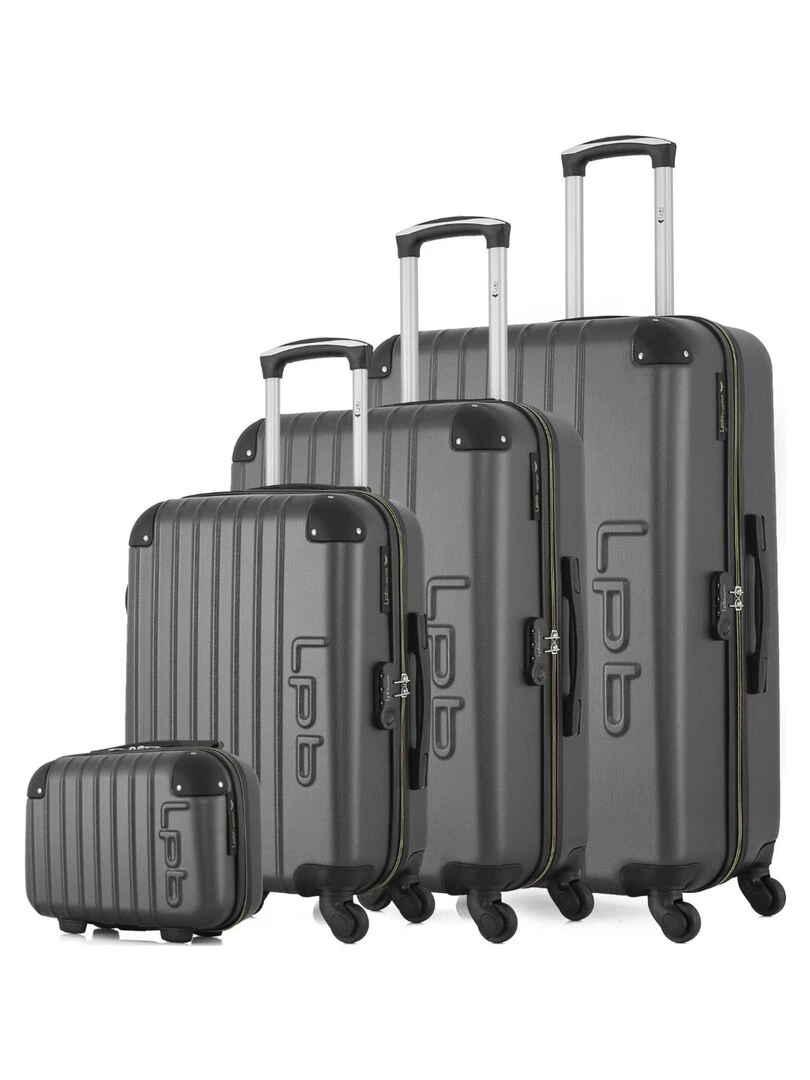 LPB LUGGAGE SET DE 4 HAMBOURG C Gris foncé
