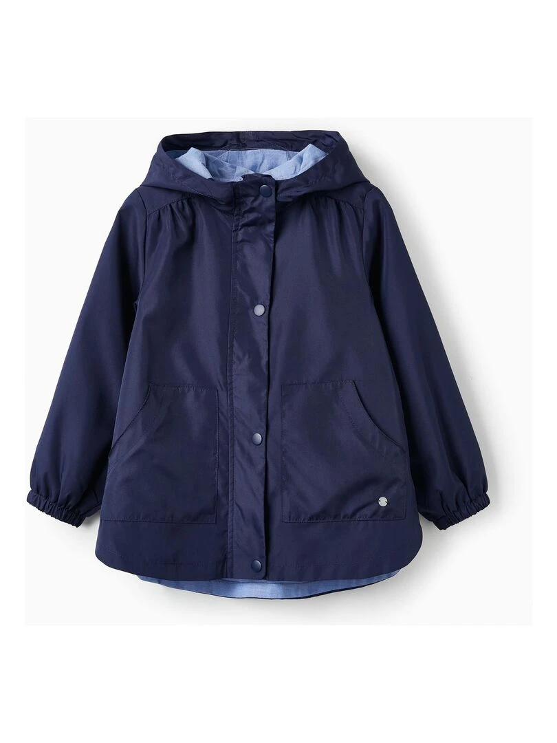 Parka avec Capuche pour Fille ATLANTIC COMPANY Bleu foncé