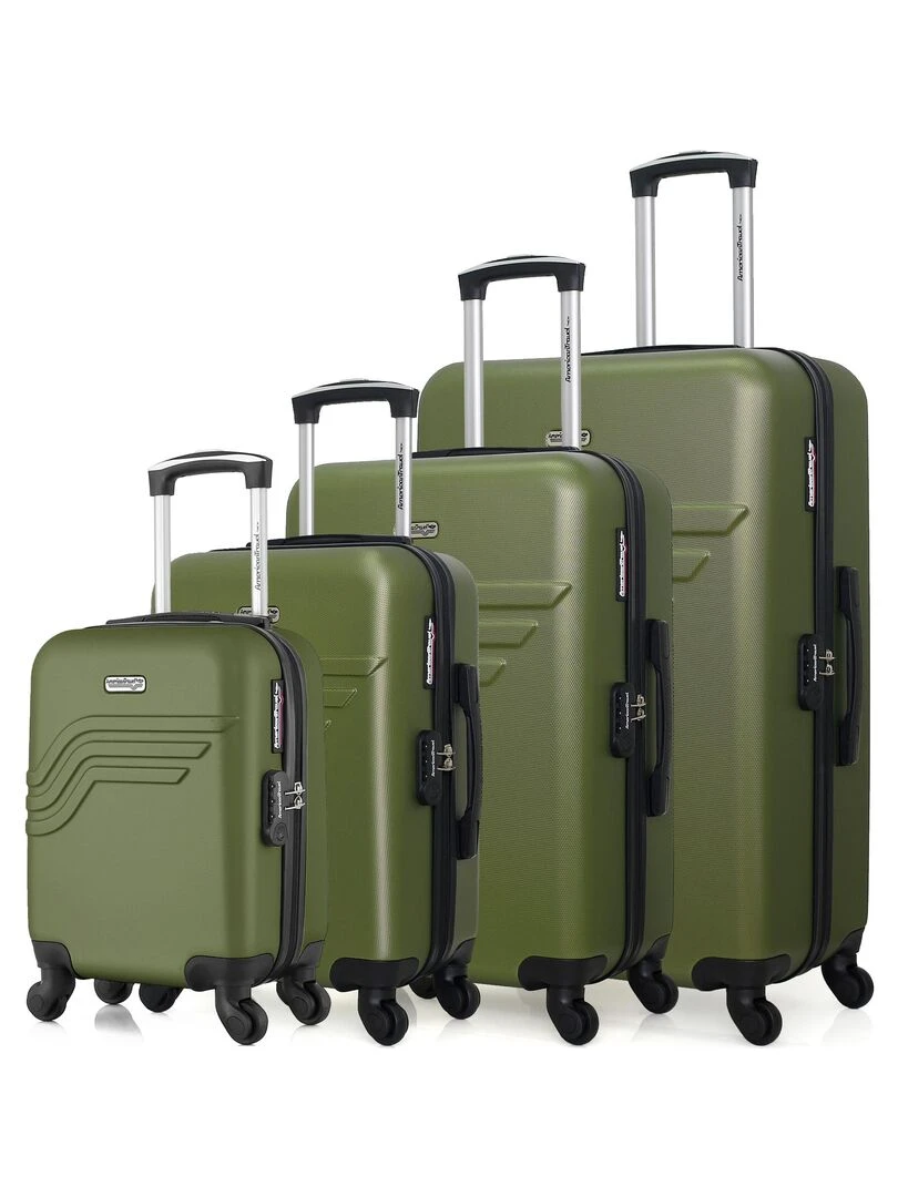 AMERICAN TRAVEL SET DE 4 QUEENS M Vert kaki