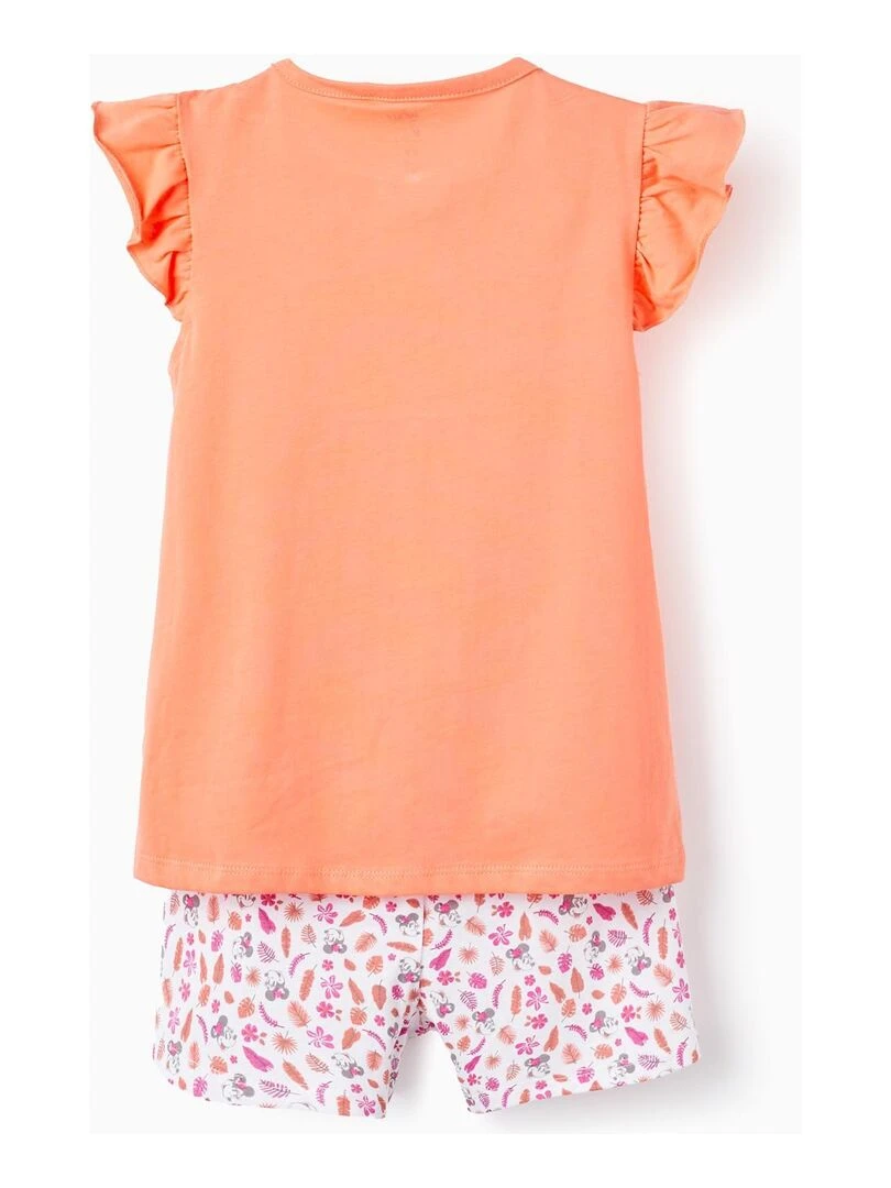 Pyjama en coton pour fille 'Minnie' manches courtes MINNIE Rose