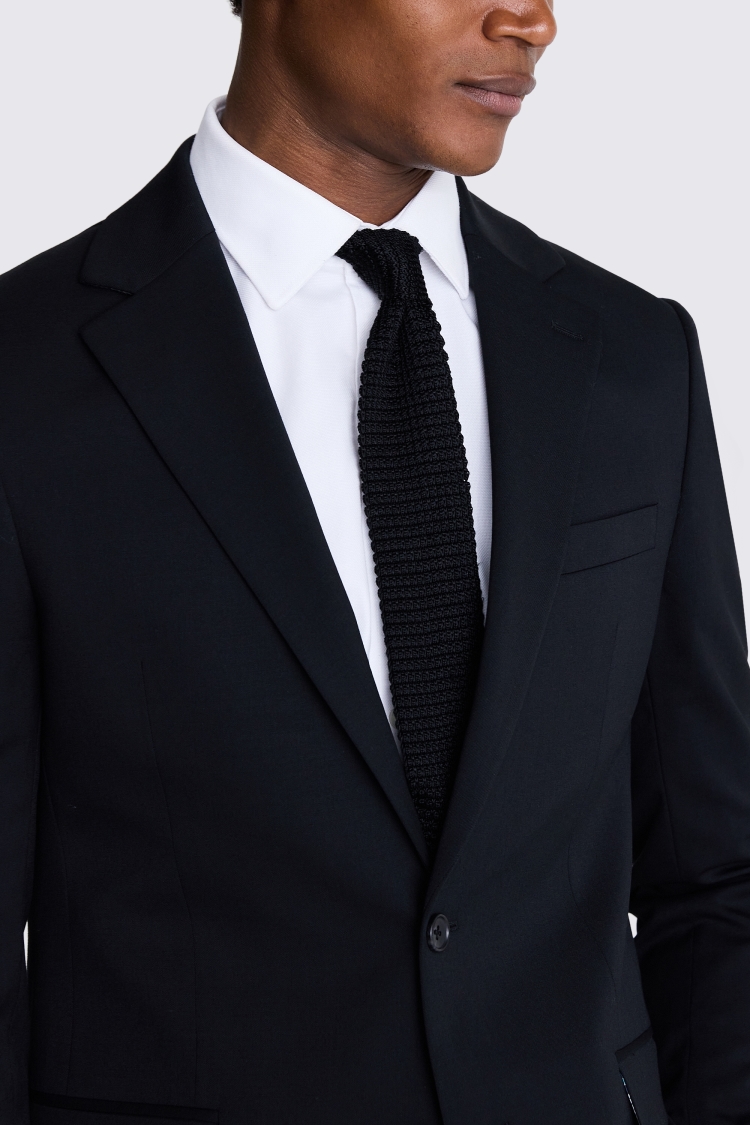 Ted Baker Tailored Fit Black Twill Jacket   Buy Online at Moss