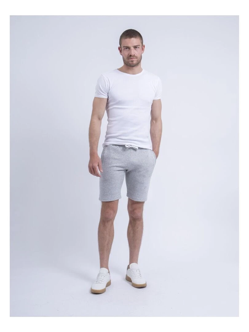 Bermuda molleton BIDMIN   Gris