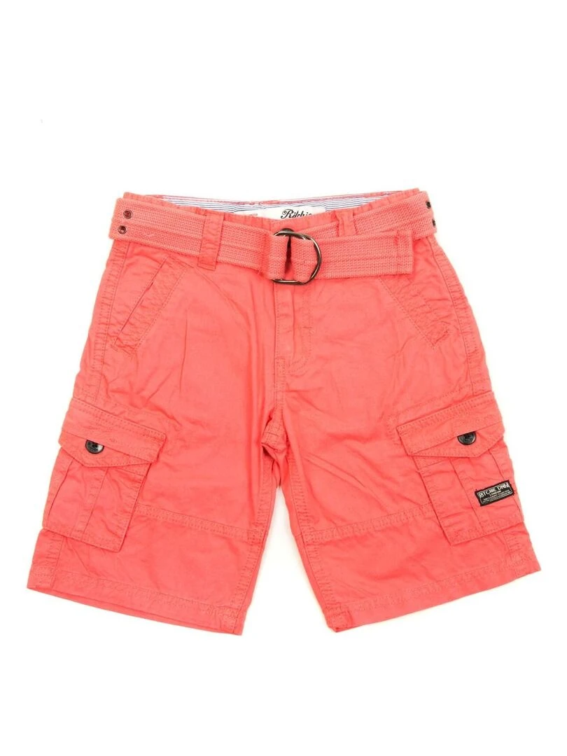 BERMUDA BASTIAN BOY Rouge clair