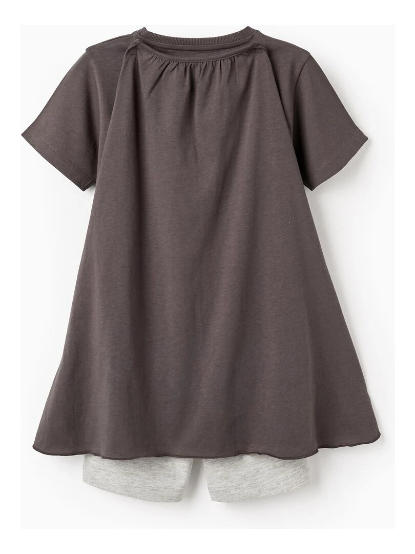 Pyjama avec Cape Amovible pour Garçon 'Batman' manches courtes WARNER BATMAN Gris foncé