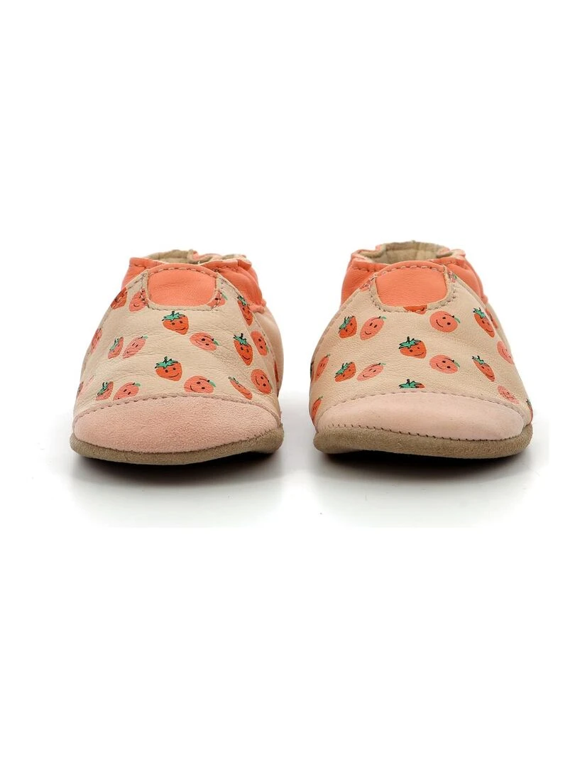 Chaussons Cuir Sweet Salade   Rose