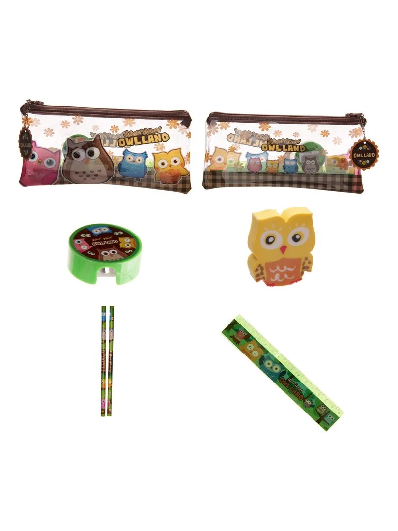 Trousse garnie Jolie Chouette Transparent