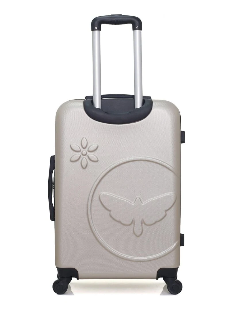 LPB LUGGAGE   VALISE WEEKEND ABS ELEONOR 4 ROUES 65 CM   Beige