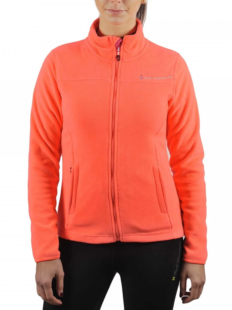 Blouson polaire femme ACESARE Orange corail