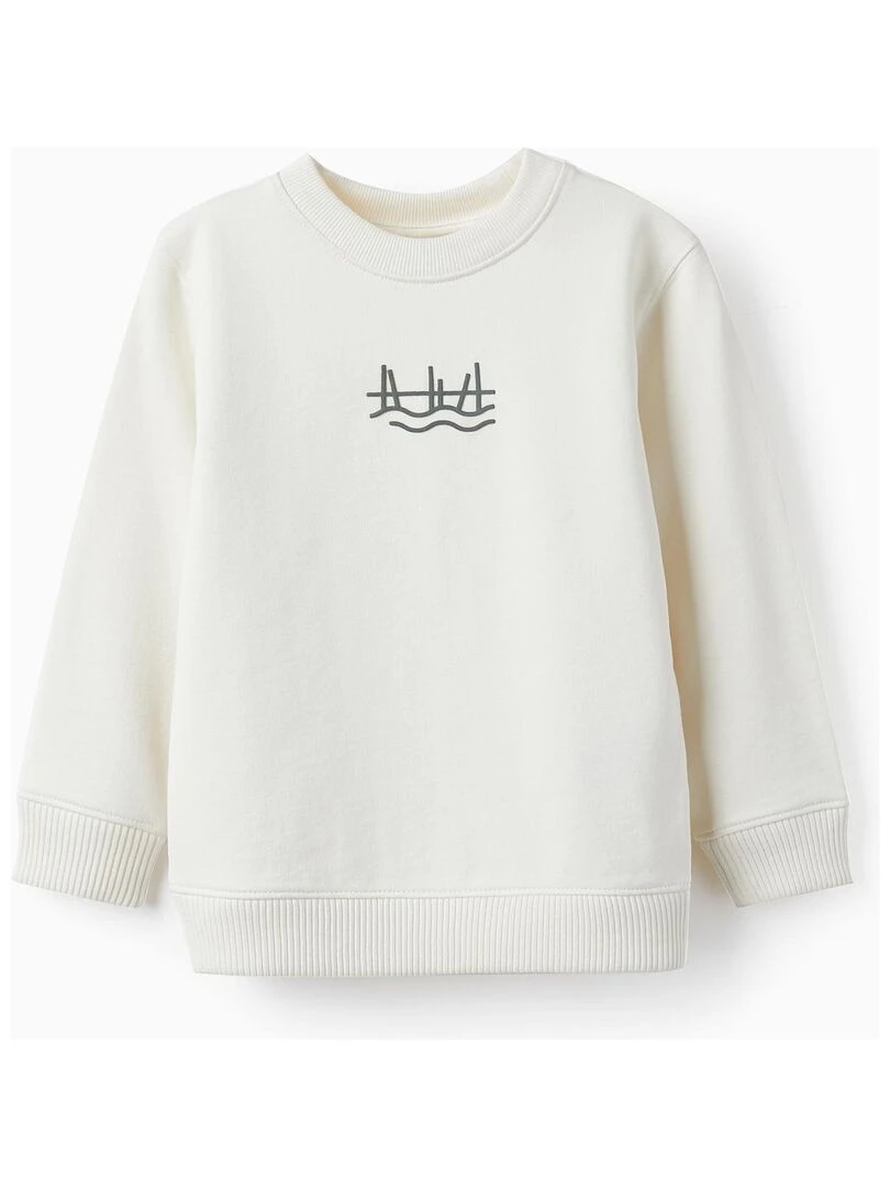 Pull en coton pour garçon 'Comporta' ATLANTIC COMPANY Beige clair