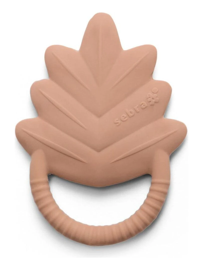 Anneau de dentition en caoutchouc naturel rose Sebra Rose