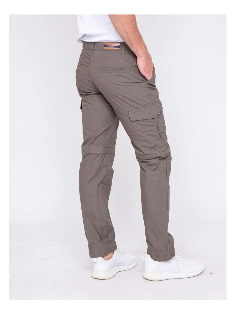 Pantalon transformable en bermuda CACHAN   Kaki