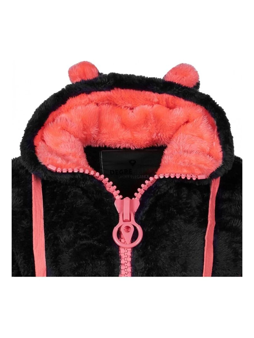 Blouson polaire à capuche femme ARELI   Noir Noir