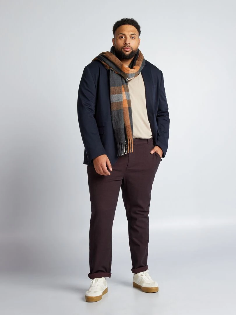 Veste blazer slim Bleu