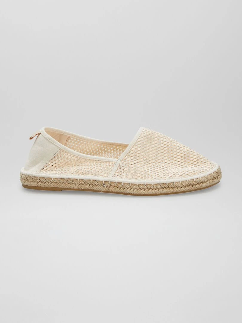 Espadrilles en jute BEIGE