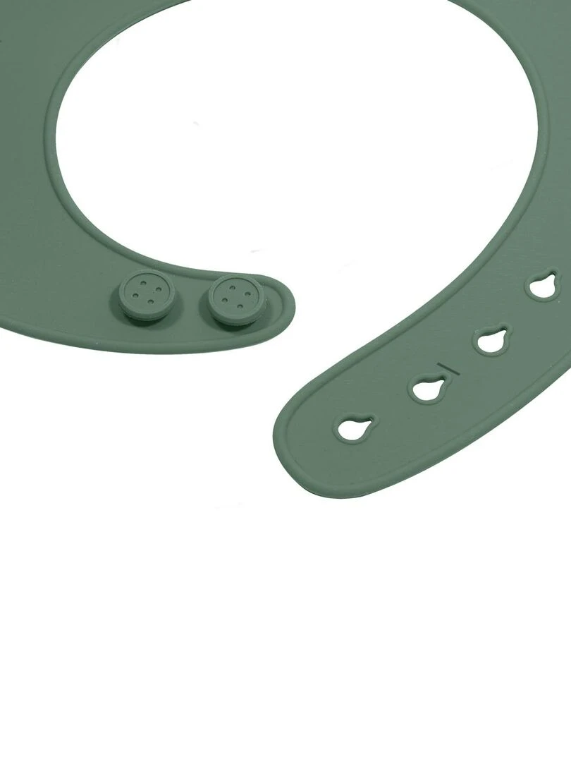 Bavoir bébé en silicone arrose   Vert