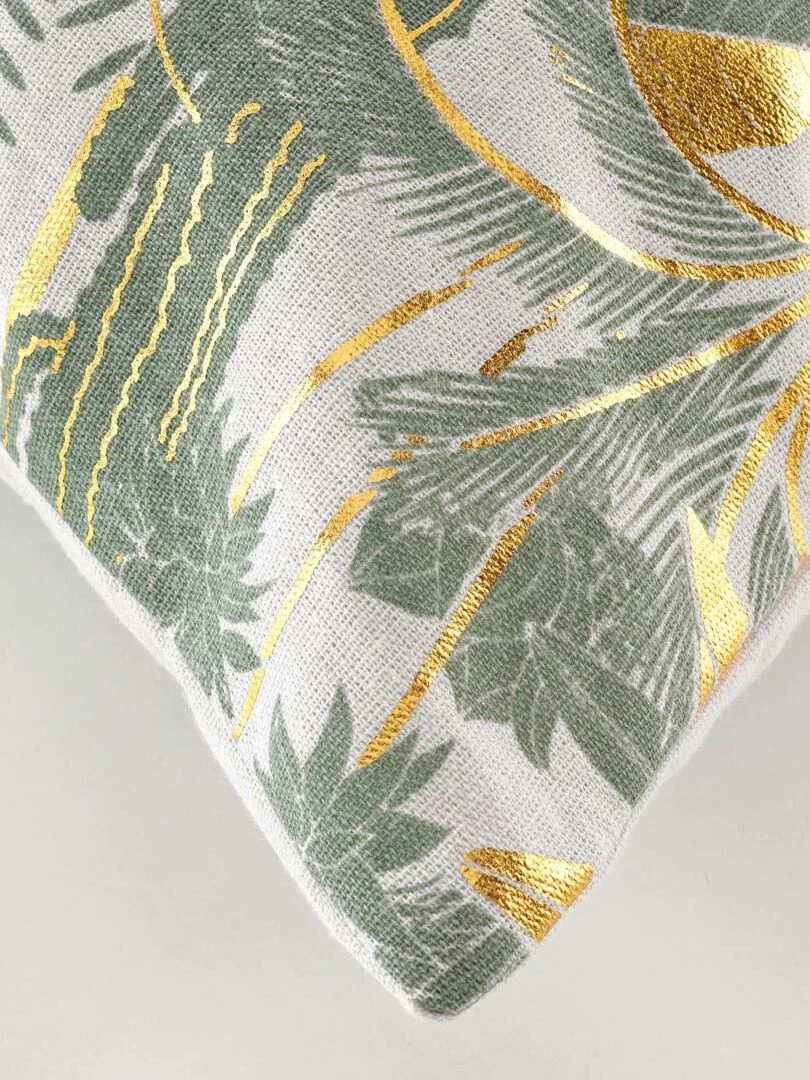 Coussin dehoussable 45 x 45 cm Tropic mandosa Vert