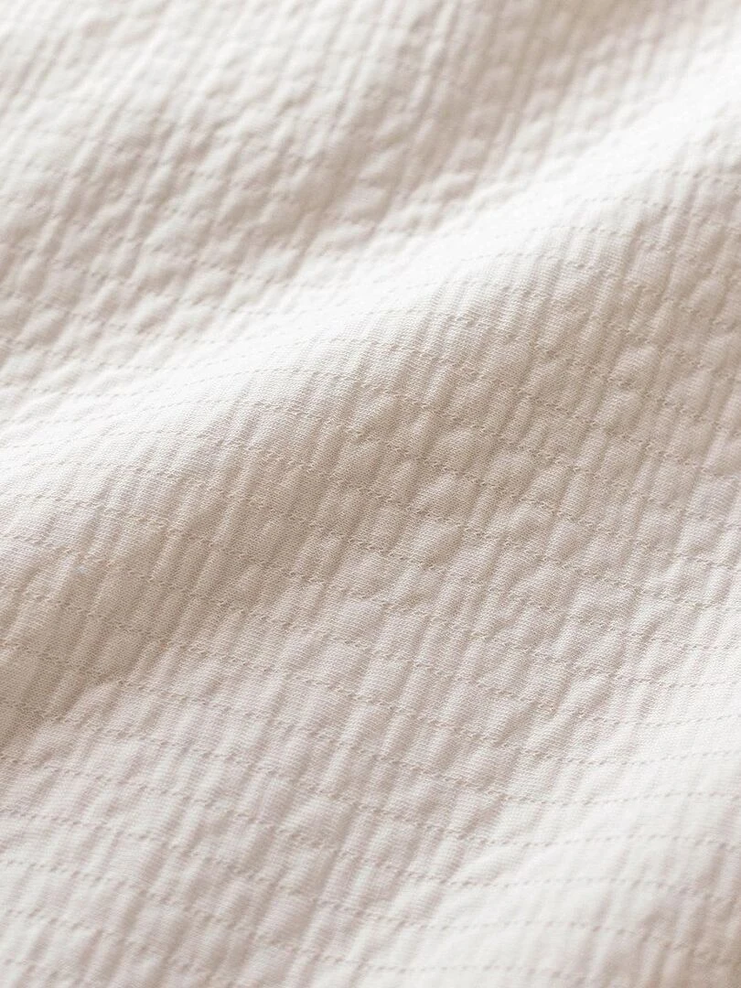 Bemini Gigoteuse  sans manches Tetra Jersey   Blanc cassé