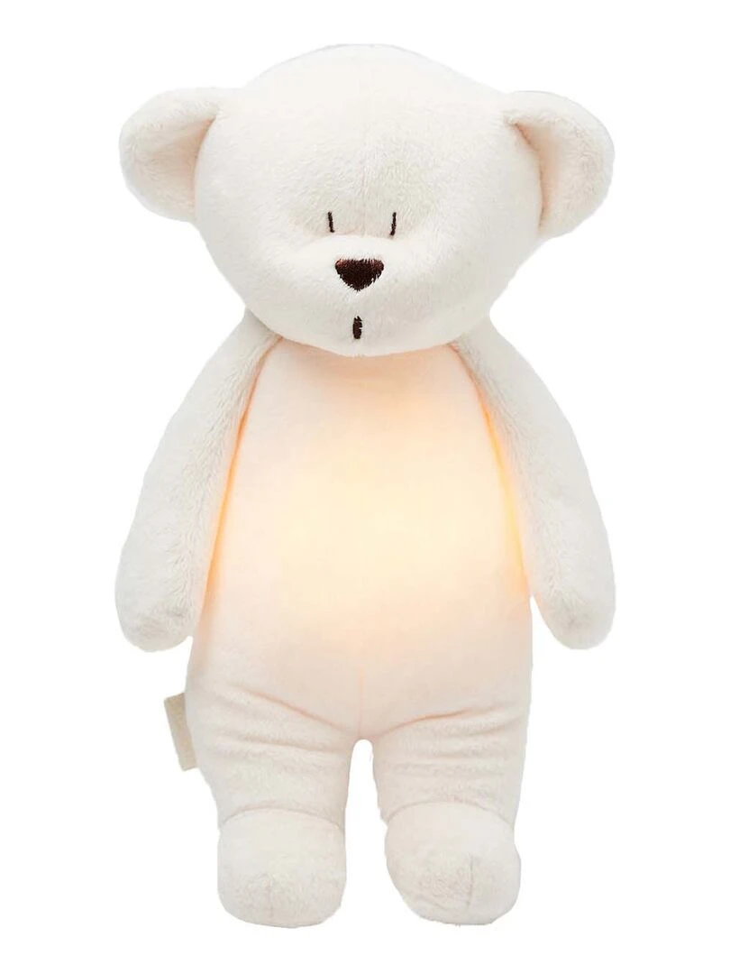 Veilleuse l'ours douceur sons & lumières Ecru
