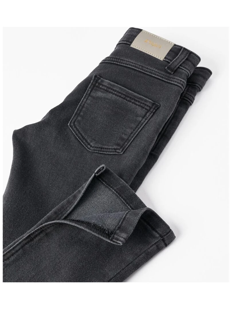 Jean slim fit avec clous pour fille   GREAT GOALS GREAT WORLD   Gris foncé