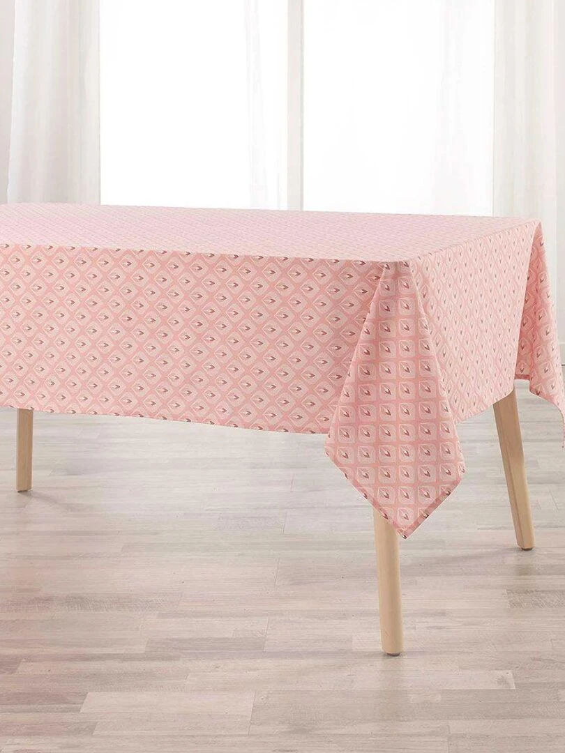 Nappe rectangulaire Fina   Rose