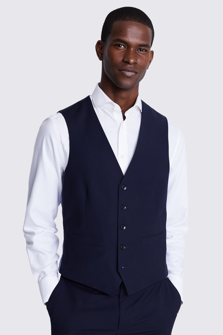 Slim Fit Navy Black Check Jacket   Buy Online at Moss